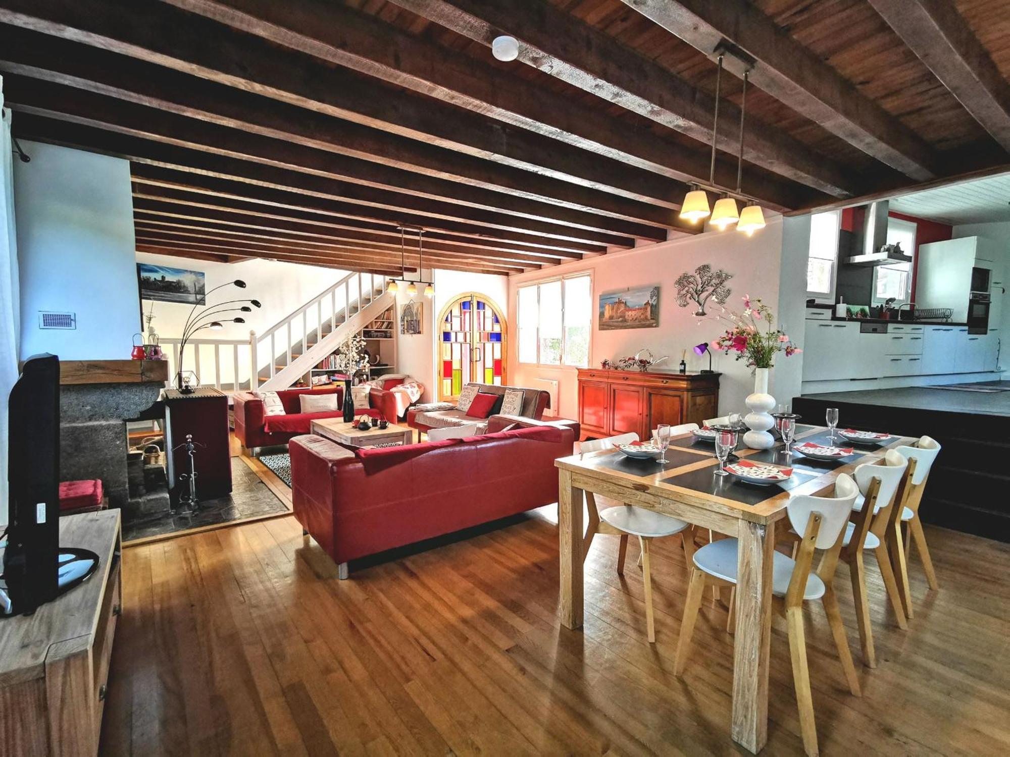 Grande Maison Au Coeur D'Un Village Historique Avec Terrasse Et Wifi Inclus - Fr-1-582-308 Saint-Vidal Ngoại thất bức ảnh